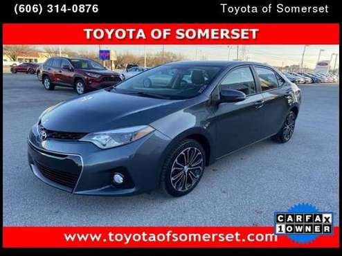 2015 Toyota Corolla S - cars & trucks - by dealer - vehicle... for sale in Somerset, KY