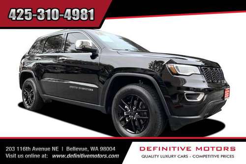 2017 Jeep Grand Cherokee Limited AVAILABLE IN STOCK! SALE! for sale in Bellevue, WA