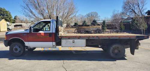 Legendary 7.3 Diesel F550 Truck w/Flat Bed - cars & trucks - by... for sale in Glenwood Springs, CO