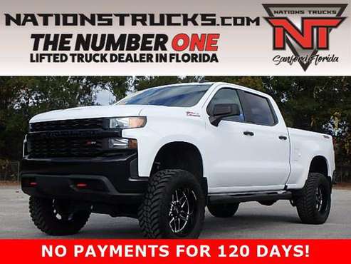 2019 CHEVY 1500 CUSTOM TRAIL BOSS Z71 Crew Cab 4X4 LIFTED TRUCK for sale in Sanford, FL