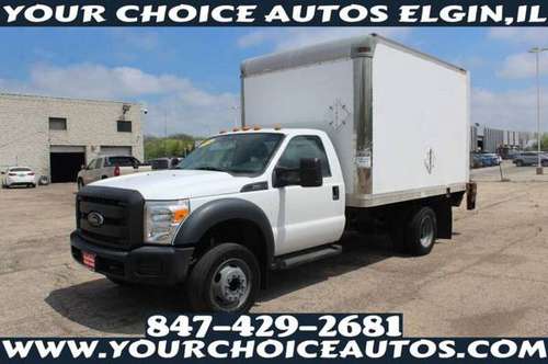 15 FORD F450 12FT BOX COMMERCIAL TRUCK CARGO LIFT DRW A40992 - cars for sale in WI