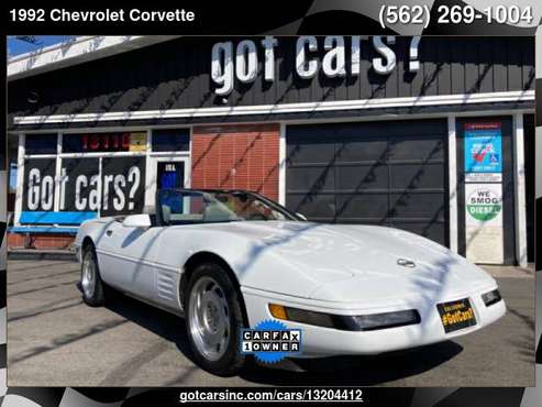1992 Chevrolet Corvette 2dr Convertible - cars & trucks - by dealer... for sale in Bellflower, CA