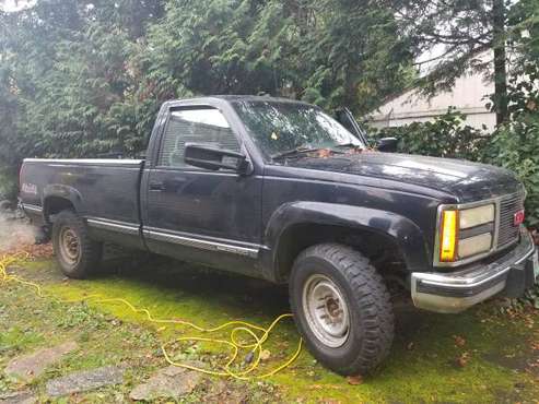 1992 GMC 2500 single cab 4x4 for sale in Portland, OR