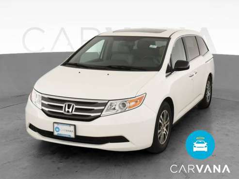 2013 Honda Odyssey EX-L Minivan 4D van White - FINANCE ONLINE - cars... for sale in NEWARK, NY
