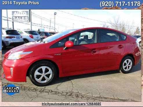 2014 Toyota Prius Three 4dr Hatchback Family owned since 1971 - cars... for sale in MENASHA, WI
