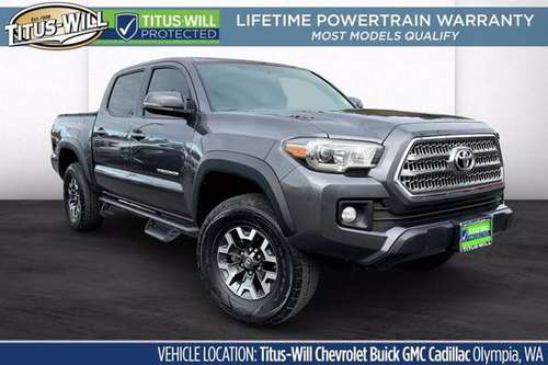 2017 Toyota TACOMA TRD O/R 4x4 4WD TRUCK - - by dealer for sale in Olympia, WA