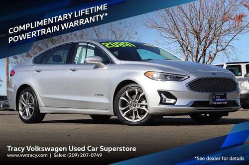 2019 Ford Fusion Hybrid Electric Titanium Sedan - cars & trucks - by... for sale in Tracy, CA