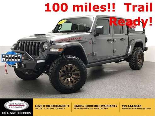 2020 Jeep Gladiator Mojave - CUSTOM WHEEL, TIRES, WINCH, ROTOPAX for sale in Colorado Springs, CO