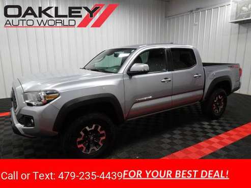 2019 Toyota Tacoma 4WD TRD Off Road Double Cab pickup Silver - cars... for sale in Branson West, AR