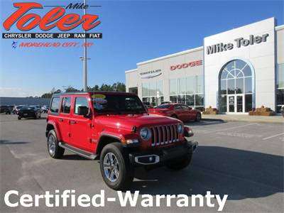 2019 Jeep Wrangler Unlimited Sahara-Certified-Warranty(Stk#p2612) for sale in Morehead City, NC