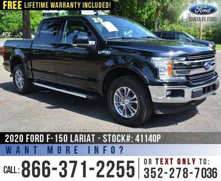2020 FORD F150 LARIAT Sunroof - Running Boards - Bed Liner for sale in Alachua, FL