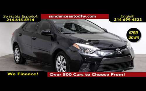 2016 Toyota Corolla L -Guaranteed Approval! for sale in Addison, TX
