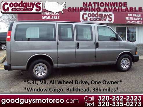 2013 Chevrolet Express Cargo Van AWD 1500 Window Cargo - cars &... for sale in Waite Park, MN