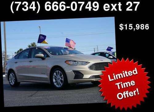 2019 Ford Fusion Hybrid SE - - by dealer - vehicle for sale in FLAT ROCK, MI