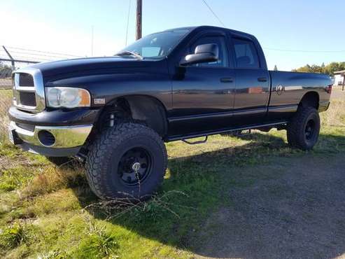 Dodge Ram Lifted Quad Cab 8ft, 500 HP Lots of mods, Free spin hubs for sale in Medford, OR