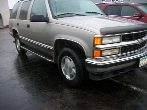 1999 CHEVY TAHOE LT 1 OWNER!!! - cars & trucks - by dealer - vehicle... for sale in Zimmerman, MN