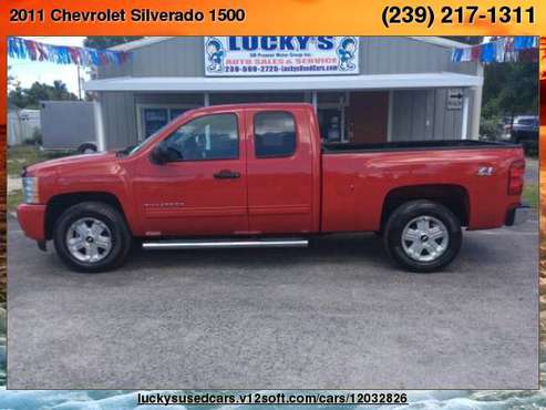 2011 Chevrolet Silverado 1500 Extended Cab LT Pickup 4D 6 1/2 ft... for sale in North Fort Myers, FL