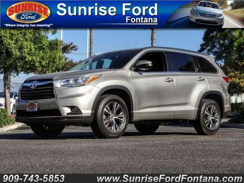 2016 Toyota Highlander FWD DR V XLE * CALL TODAY .. DRIVE TODAY!... for sale in Fontana, CA