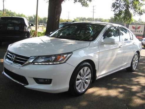 2015 Honda Accord EX-L white - cars & trucks - by dealer - vehicle... for sale in Charlotte, NC