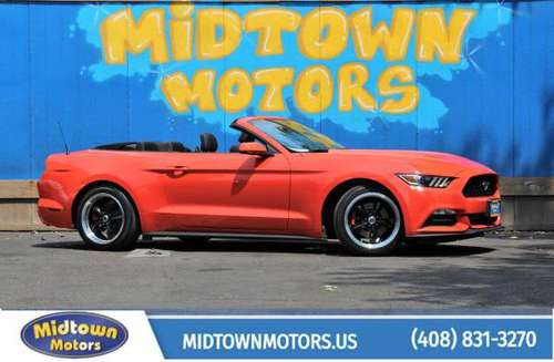 2015 Ford Mustang V6 2dr Convertible MUST SEE! - cars & trucks - by... for sale in San Jose, CA