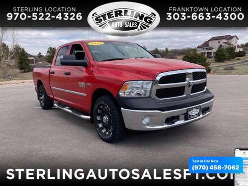 2015 RAM 1500 4WD Crew Cab 149 ST - CALL/TEXT TODAY! for sale in Sterling, CO