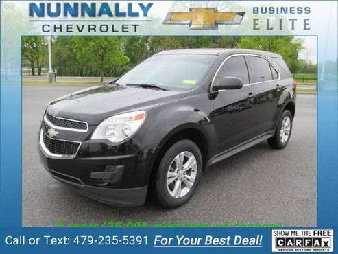 2014 Chevy Chevrolet Equinox LS suv Black - - by for sale in Bentonville, AR