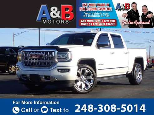 2016 GMC Sierra 1500 Denali pickup Off White - cars & trucks - by... for sale in Waterford Township, MI