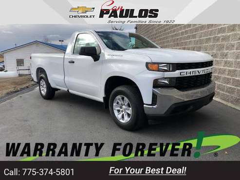 2019 Chevy Chevrolet Silverado 1500 Work Truck pickup Summit White -... for sale in Jerome, NV