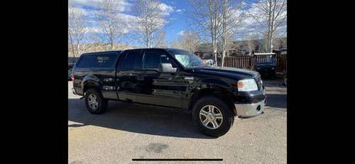 4x4 Black Ford F-150 seats 6 with topper, new transmission & tires -... for sale in Frisco, CO