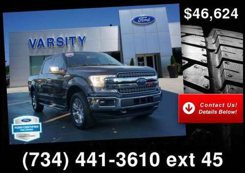 2019 Ford F-150 Lariat - cars & trucks - by dealer - vehicle... for sale in Ann Arbor, MI