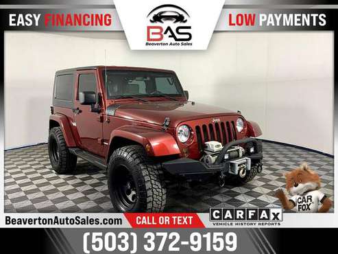 2008 Jeep Wrangler Sahara FOR ONLY 322/mo! - - by for sale in Beaverton, OR