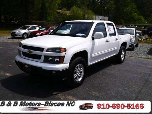 2012 Chevrolet Colorado 4wd, LT, Crew Cab 4x4 Pickup, 3 7 Liter for sale in Biscoe, NC