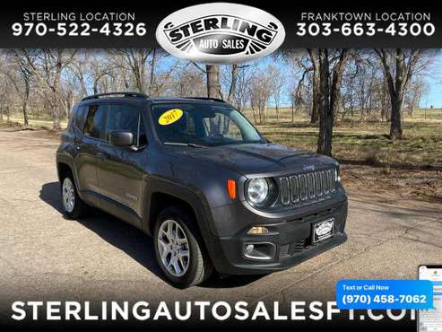 2017 Jeep Renegade Latitude 4x4 - CALL/TEXT TODAY! for sale in Sterling, CO