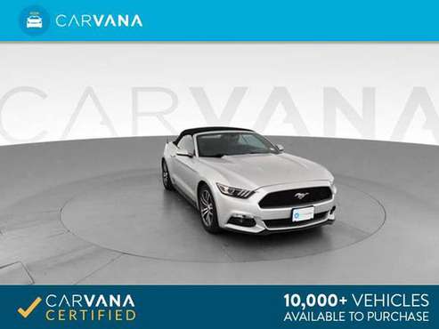 2016 Ford Mustang EcoBoost Premium Convertible 2D Convertible SILVER - for sale in Indianapolis, IN