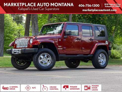 2008 JEEP WRANGLER 4x4 4WD UNLIMITED SAHARA SPORT UTILITY 4D SUV -... for sale in Kalispell, MT
