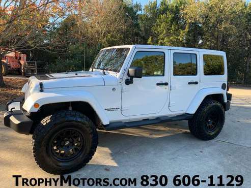 ●|||||||● 2012 Jeep Wrangler Unlimited Sahara 78k miles clean - cars... for sale in New Braunfels, TX