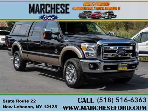 2013 Ford F-250 Super Duty Lariat 4x4 4dr Crew Cab 6.8 ft. SB for sale in New Lebanon, NY