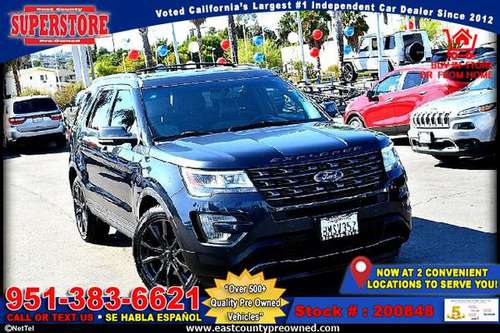 2017 FORD EXPLORER XLT SUV -EZ FINANCING-LOW DOWN! - cars & trucks -... for sale in El Cajon, CA
