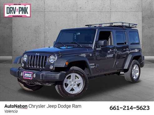 2017 Jeep Wrangler Unlimited Sport 4x4 4WD Four Wheel SKU:HL606362 -... for sale in Valencia, CA