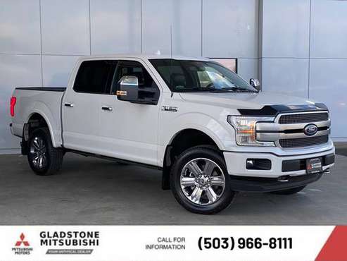 2018 Ford F-150 4x4 4WD F150 Truck Crew cab Platinum SuperCrew for sale in Milwaukie, OR