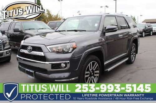 ✅✅ 2016 Toyota 4Runner 4WD 4dr V6 Limited Sport Utility for sale in Tacoma, OR