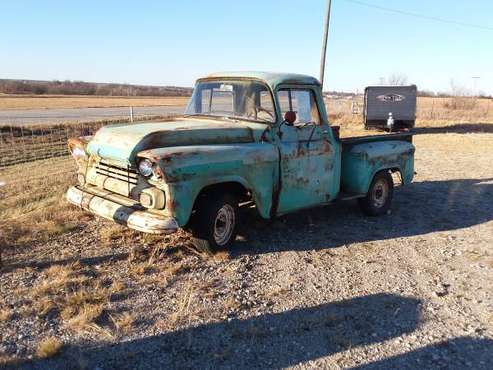 1959 Chevy Apache, antique, project, barn find, old truck, hotrod, -... for sale in HOLTON, KS
