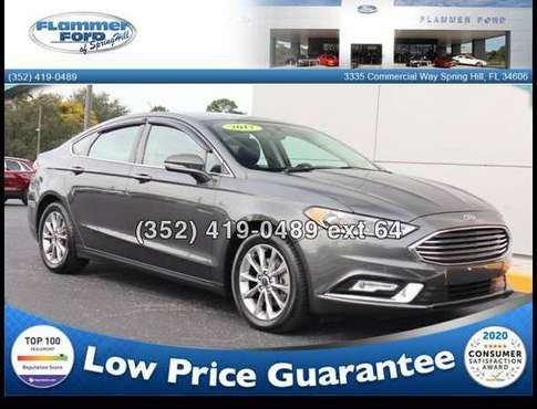 2017 Ford Fusion SE FWD - cars & trucks - by dealer - vehicle... for sale in Spring Hill, FL