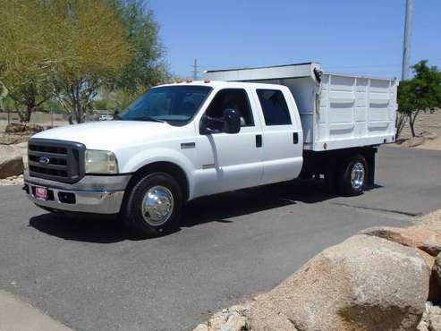 2005 FORD F350 CREW CAB DUMP TRUCK WORK TRUCK - - by for sale in Phoenix, AZ