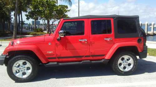 2013 Jeep Unlimited Sahara for sale in Lake Park, FL