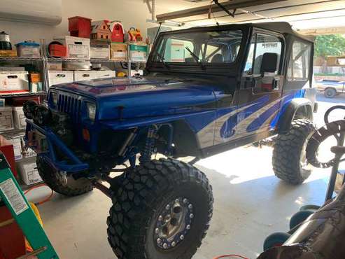 95 jeep Sahara fabtech rock crawler - cars & trucks - by owner -... for sale in Lake Havasu City, AZ