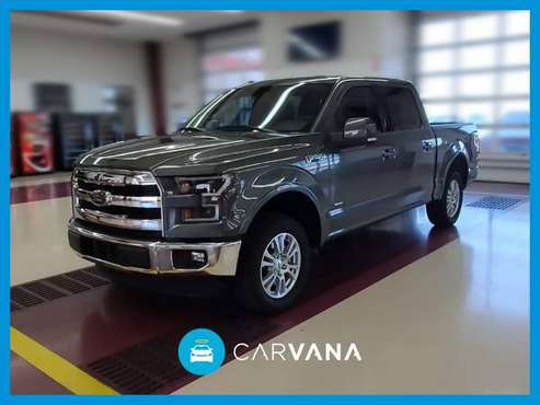 2016 Ford F150 SuperCrew Cab Lariat Pickup 4D 5 1/2 ft pickup Gray for sale in Kingston, NY