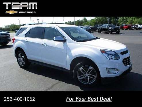 2016 Chevy Chevrolet Equinox LTZ suv White - - by for sale in Goldsboro, NC