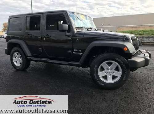 2016 Jeep Wrangler JK Unlimited Sport 4WD**Financing Available*** -... for sale in Wolcott, NY