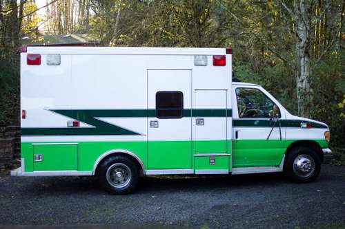 1993 Ford E-350 7.3 liter-diesel - Box Van - Ambulance Chassis -... for sale in Castle Rock, OR